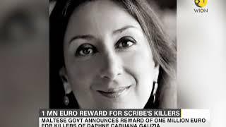 1 million euro reward for investigative journalist's killers