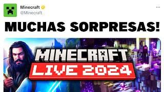 La MINECRAFT LIVE 2024 será GIGANTESCA ¿QUÉ ESPERAR?