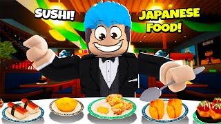 Eating In Conveyor Sushi Restaurant | ROBLOX | KUMAIN AKO NG SUSHI NG LIBRE