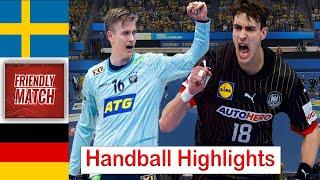 Sweden Vs Germany Handball Highlights International friendly game 2024
