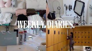 WEEKLY DIARIES | home shopping, business events & solo staycation