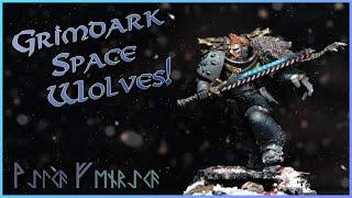 GRIMDARK SPACE WOLVES! How to paint the Space Wolves in the Grimdark style!