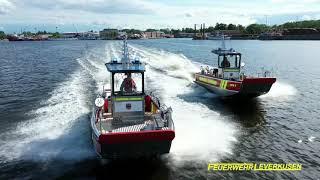 Mehrzweckboote Faster 73CAT der Feuerwehr Leverkusen