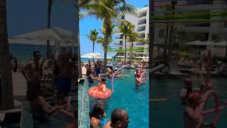 Pool party vibe, Hilton Resort Cancun, Mexico - Please subscribe for more scenic and travel videos