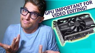 Is GPU Important for 4k Video Editing? | Rendering and Playback Benchmarks