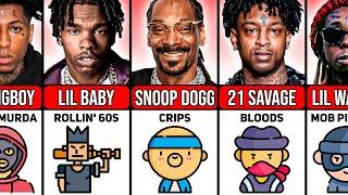 Famous Rappers and Their Gangs