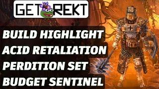 [HC] Grim Dawn Build Guide - Perdition Sentinel, acid retaliation on a low budget