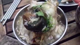 Vietnam Street Food Pig brain + Crab meat soup + Century Egg