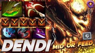 Dendi Shadow Fiend - Mid Or Feed - Dota 2 Pro Gameplay [Watch & Learn]