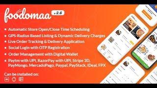 Food Delivery Script Admin Panel Setup Part 1 | Foodoma Setup | Infinitix Coder