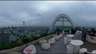 CRU Champagne rooftop Bangkok in 360