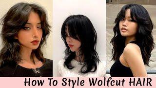 Easy Steps on How To Style Wolf cuts Hair in 5 Mins 