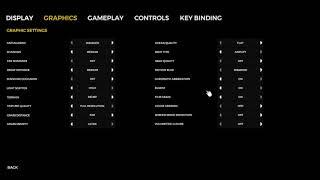 The Forest  short settings guide