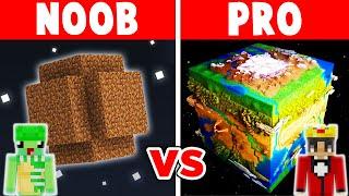 Minecraft NOOB vs PRO: GIANT PLANET BUILD CHALLENGE