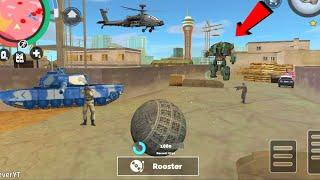 Vegas Crime Simulator (Car Ball Hit to Mi-17V5 Helicopter) Ball Enter in Base - Android Gameplay HD