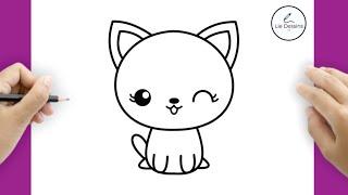 APPRENEZ À DESSINER FACILEMENT D'ADORABLES CHATS - TUTORIEL DE DESSIN