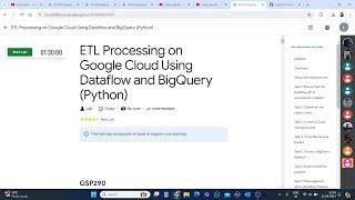 ETL Processing on Google Cloud Using Dataflow and BigQuery (Python) || Lab Solution || Arcade 2024