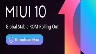 Miui 10 stable update rolling out 