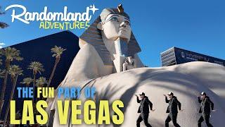 The Fun Part of Las Vegas!  Exploring Excalibur, Luxor, NYNY, & More!