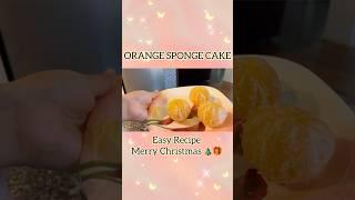 Orange Cake for Christmas   | Asmr style part-1 #cake #christmas #orangecake #cooking #delicious