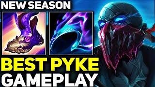 RANK 1 BEST PYKE IN NEW SEASON AMAZING GAMEPLAY! | League of Legends