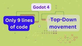 Create a top-down character controller in Godot 4