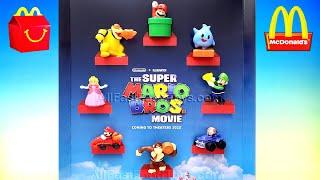 McDonald's Nintendo The Super Mario Bros Movie Happy Meal Toys Complete Set 8 Display 2022 2023