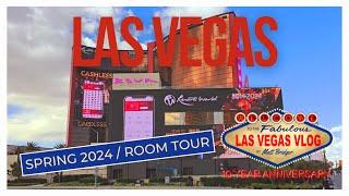 Resorts World Las Vegas (Hilton Deluxe King W/Strip View, Room 59374) Room Tour 7th April 2024