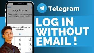 How To Login Telegram Without Email !