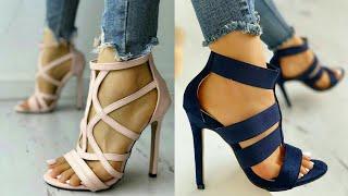 Fascinating peep toe high heels sandals for working women #2020