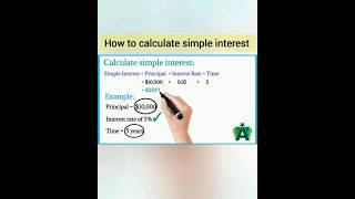 How to calculate simple interest #shortvideo #youtubeshorts #viral