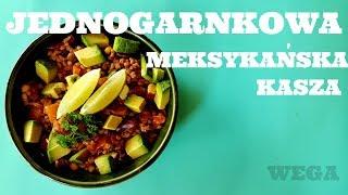 JEDNOGARNKOWA MEKSYKAŃSKA KASZA | Szybki wegański obiad | Healthy Omnomnom