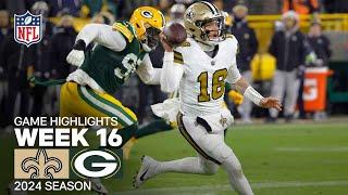 New Orleans Saints vs. Green Bay Packers Game Highlights | NFL 2024 Season Week 16