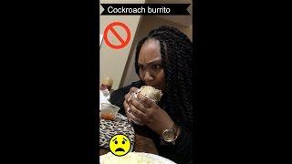 Cockroach in burrito PRANK!!