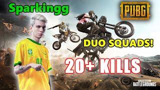 Sparkingg & Vhz - 20+ KILLS - DUO SQUADS - PUBG