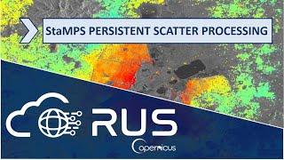 RUS Webinar: StaMPS Persistent Scatterer Processing - HAZA12