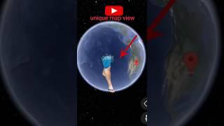 unique map view  find a human leg #youtubeshorts #ytshorts #earth #map #unique