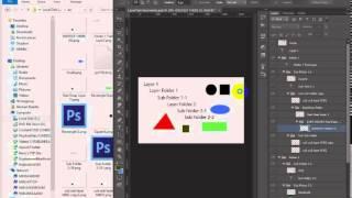 Demo of the Save Each Layer As PNG Photoshop Script