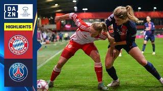 HIGHLIGHTS | FC Bayern München - PSG -- UEFA Women's Champions League 2023-24 (Deutsch)