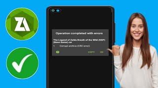 How To Fix Zarchiver Operation Completed With Errors | Fix Zarchiver Operation Complete With Errors?