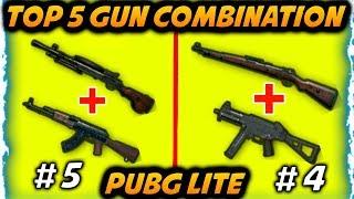 Top 5 Best Gun Combination In Pubg Lite | Pubg Mobile Lite Best Guns | Top Beast Guns In Pubg Lite