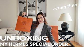 FINALLY HERMES SPECIAL ORDER BAG REVEAL!! | BIRKIN or KELLY |  Special color combo | Hermes unboxing