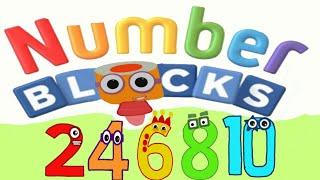 Numberblocks Intro Song But 2's - Two Times Table - Numberblocks 2 times table