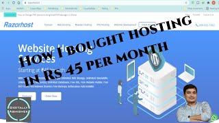 How I bought hosting in Rs 45 per month