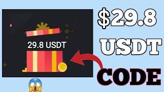 $29.8 FREE USDT ||Binance Red Packet Code Today