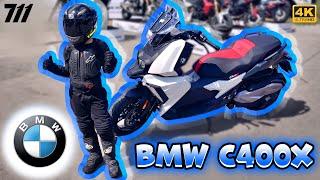 Kids ride BMW C400X  TimaKuleshov 8age