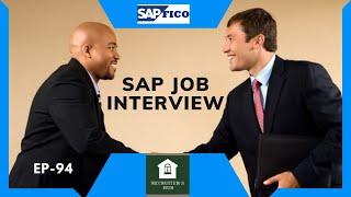 SAP JOB INTERVIEW - SAP FICO CONSULTANT