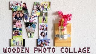 Wooden Letter Photo Collage | DIY Gift Idea | DIY Room Decor