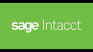 Sage Intacct Product Tour