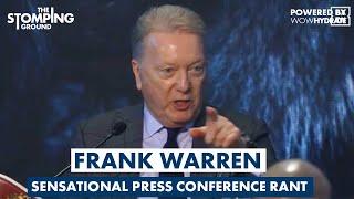 "I'LL DEAL WITH YOU LATER!" - Frank Warren HUGE RANT Towards Riyadh Season Critics